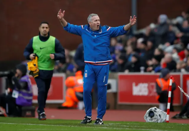 Stoke manager Paul Lambert