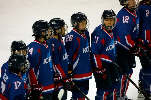 Korea's joint hockey team