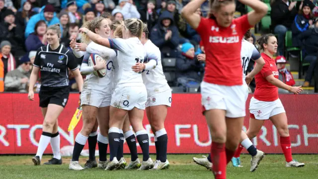 England celebrate