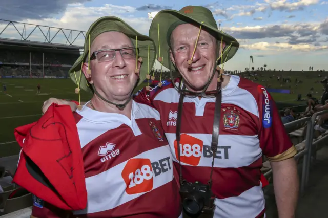 Wigan Warriors fans