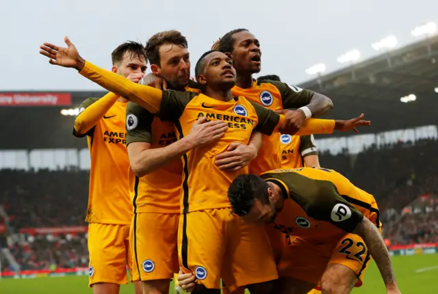 Brighton celebrate