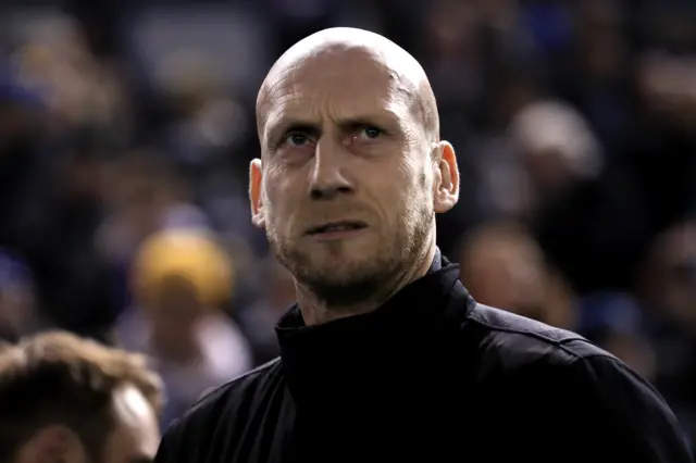 Jaap Stam looks on from the sidelines