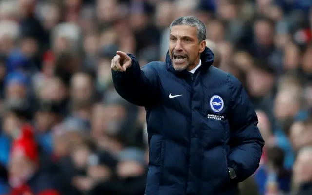 Brighton manager Chris Hughton