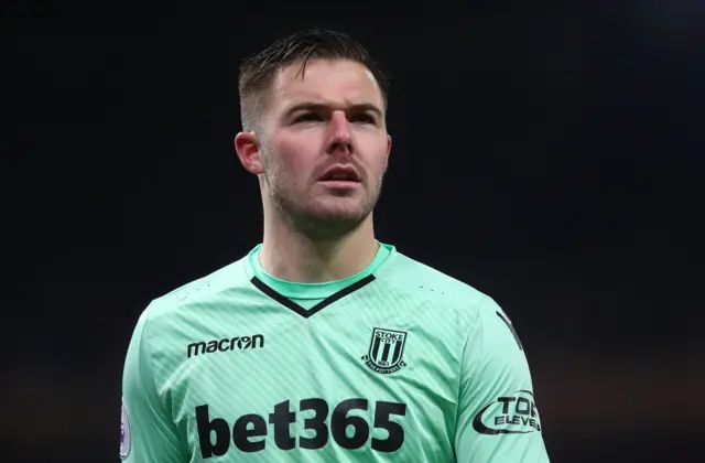 Stoke and England goalkeeper Jack Butland