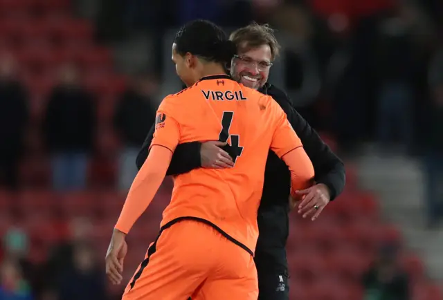 Jurgen Klopp Virgil Van Dijk