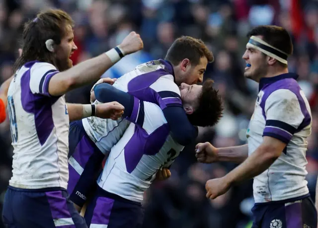 Scotland celebrate