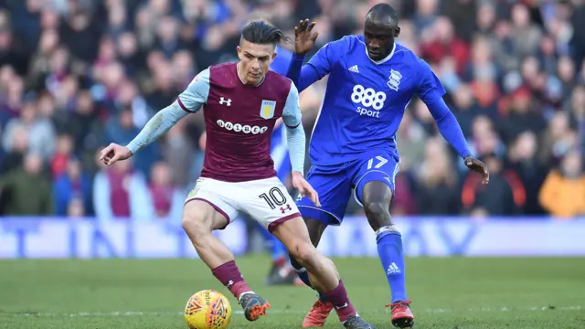 Jack Grealish under pressure