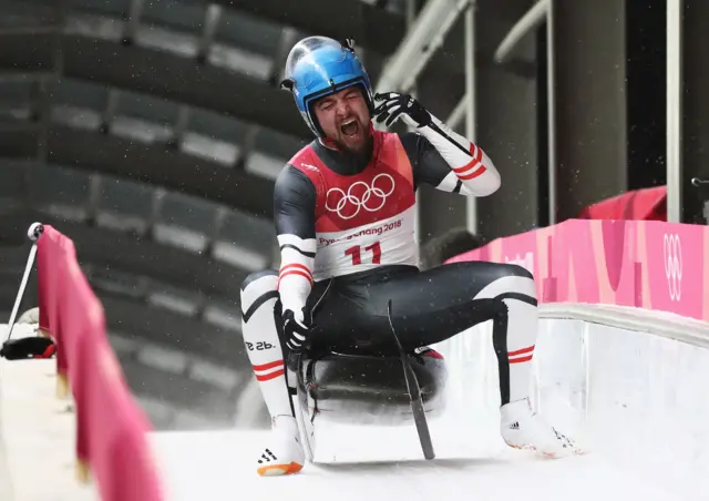 David Gleirscher wins men's luge