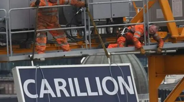 Workers for Carillion