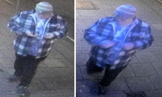 CCTV image of suspected thief