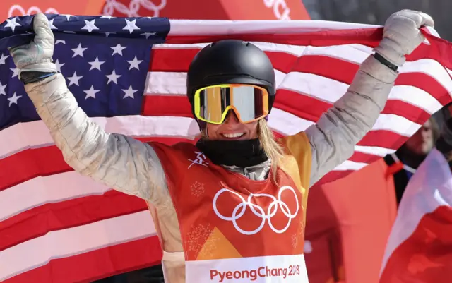 Jamie Anderson of USA wins the women's slopestyle event