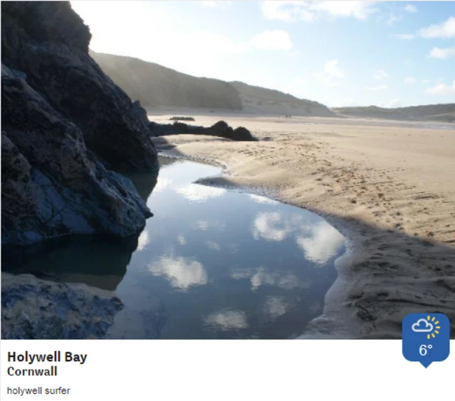 Holywell beach