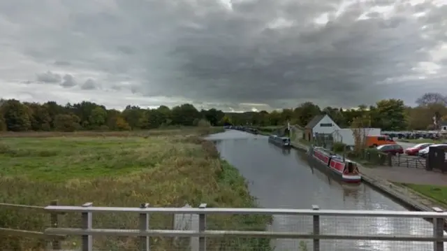 The canal near Stafford