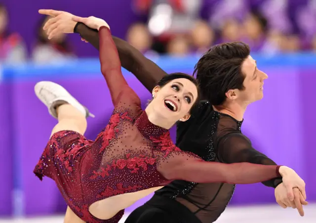 Tessa Virtue and Scott Moir of Canada