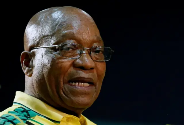 President of South Africa Jacob Zuma attends the 54th National Conference of the ruling African National Congress (ANC) at the Nasrec Expo Centre in Johannesburg, South Africa December 16, 2017