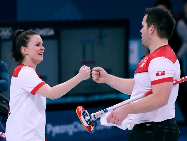 Switzerland mixed curling team