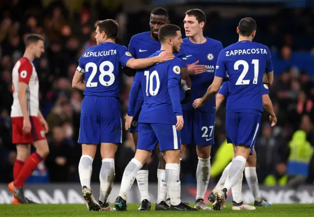 Chelsea celebrate