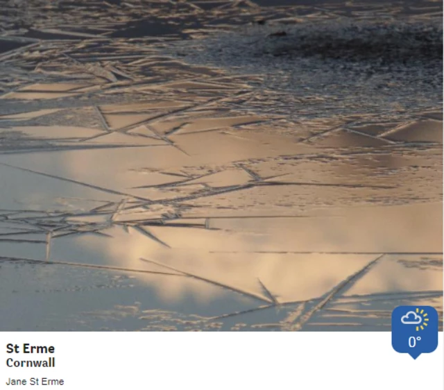 Ice in Cornwall