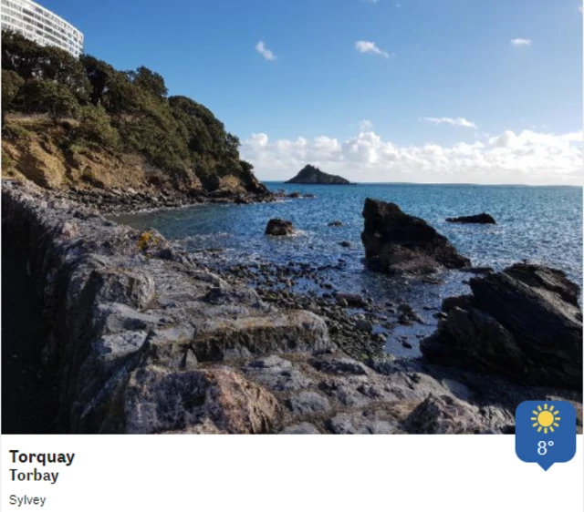 The coast at Torbay