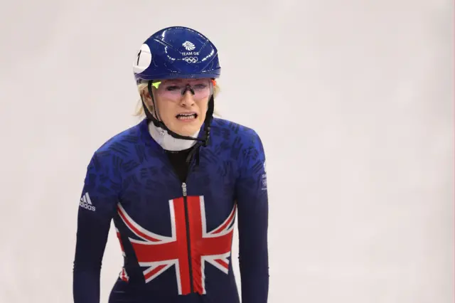 Elise Christie in tears