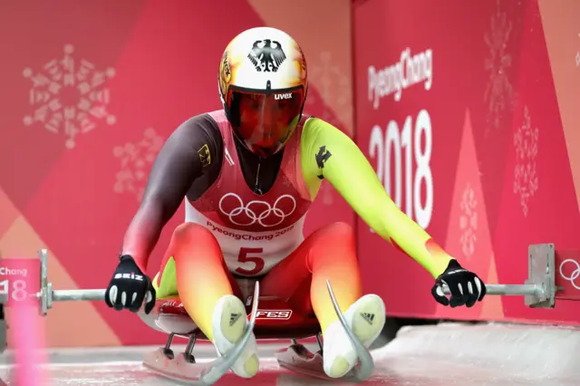 Eitberger goes in the Luge