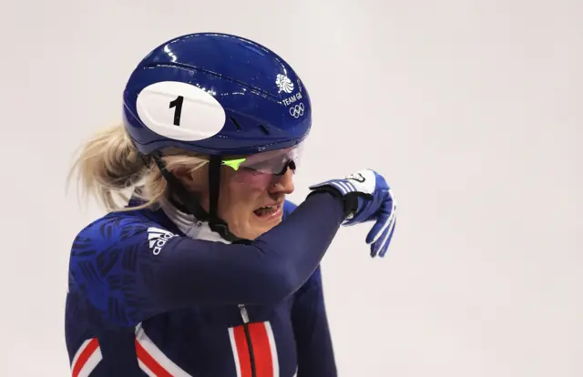 Elise Christie tears