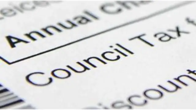 A council tax bill