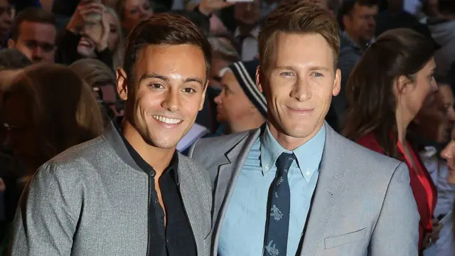 Tom Daley and Dustin Lance Black