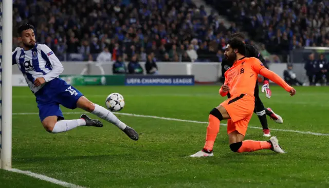 Salah doubles Liverpool's lead at Porto