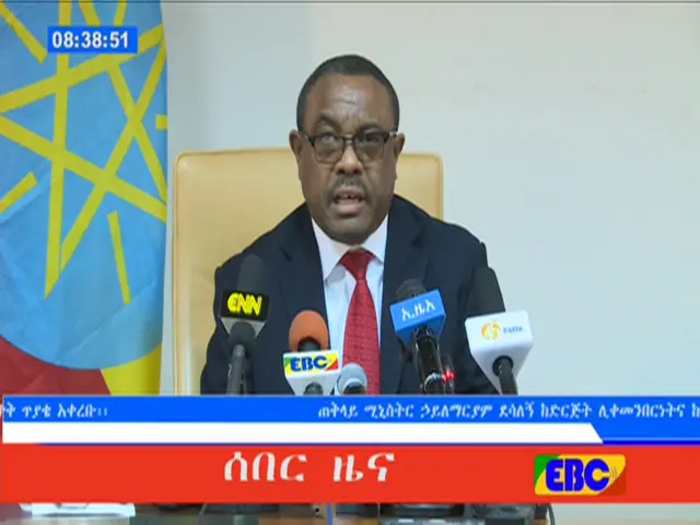 Hailemariam Desalegn announces his resignation