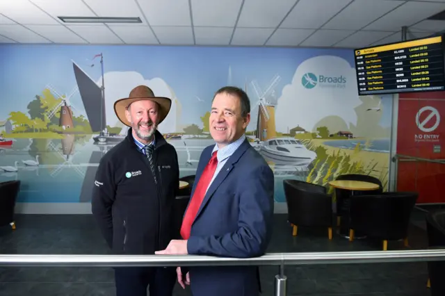 Richard Pace, Norwich Airport & John Packman, Broads Authority