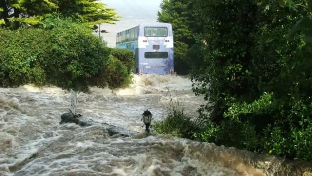 Coverack flooding