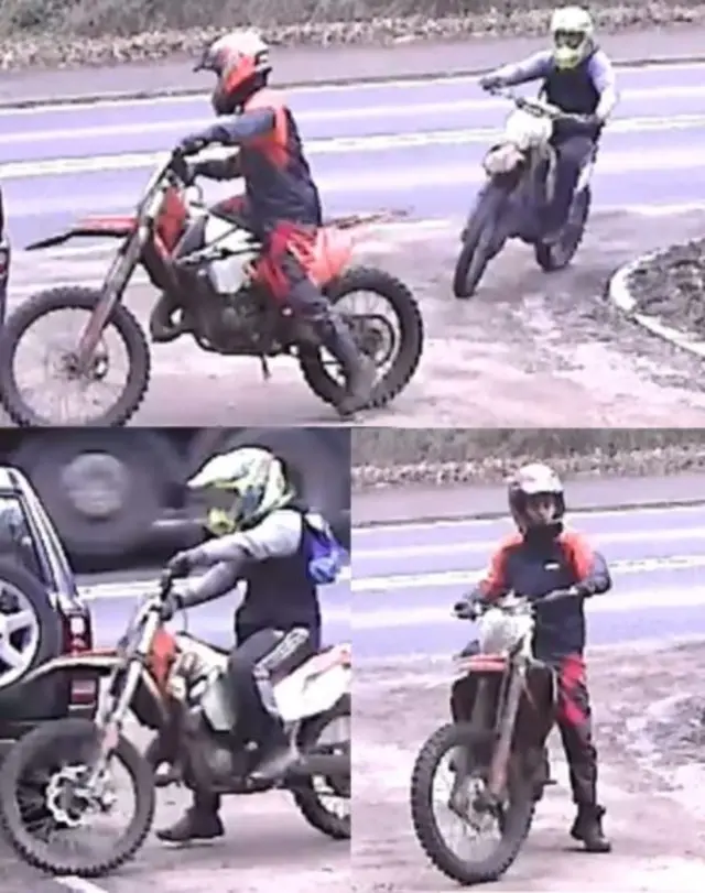 Bikers on CCTV