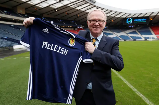 Scotland manager Alex McLeish