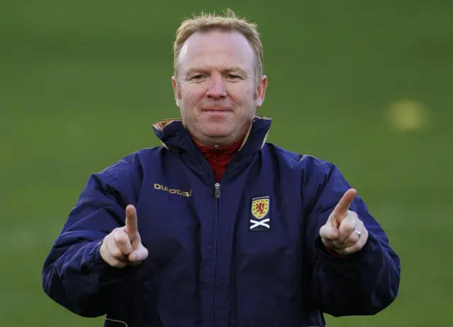 Scotland manager Alex McLeish