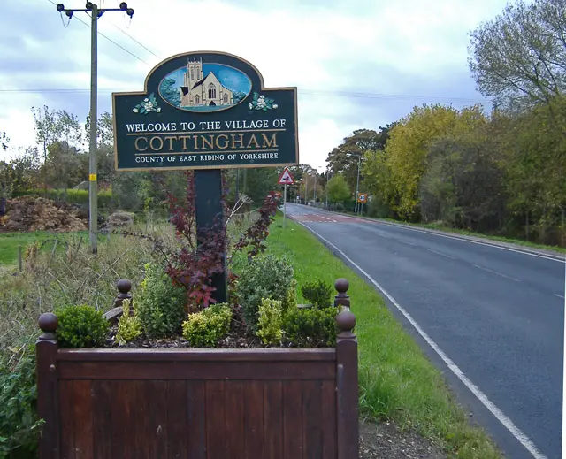 Cottingham village sign