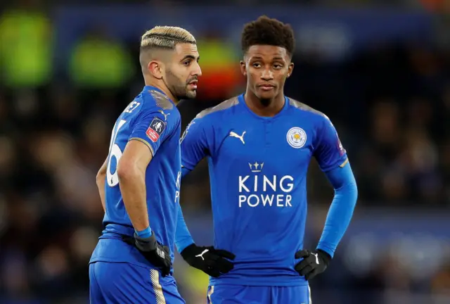 Riyad Mahrez and Demarai Gray