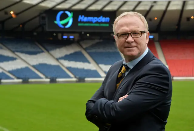 Scotland manager Alex McLeish