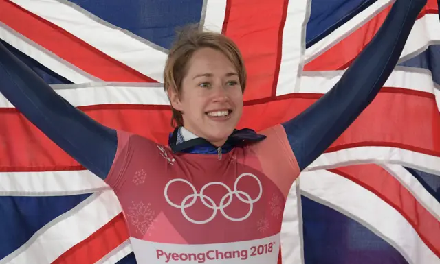 Lizzy Yarnold of Great Britain clinches gold