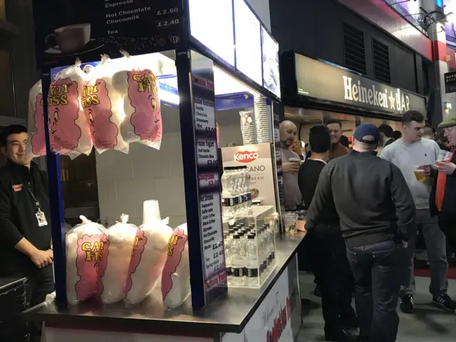 Candy floss store