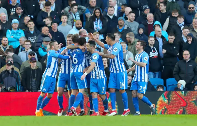 Brighton celebrate