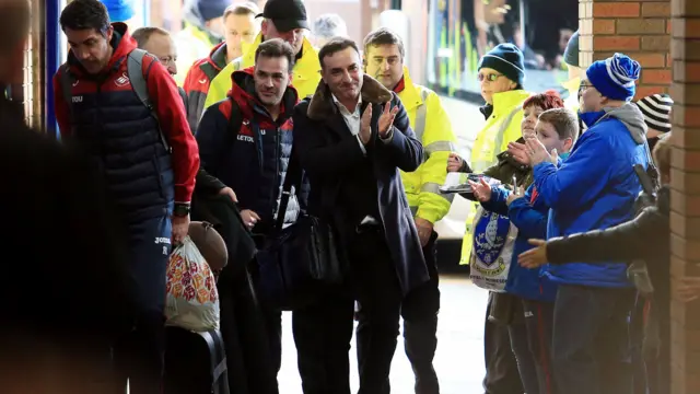 Carlos Carvalhal Arriving