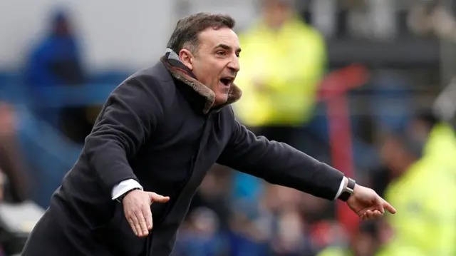 Swansea manager Carlos Carvalhal