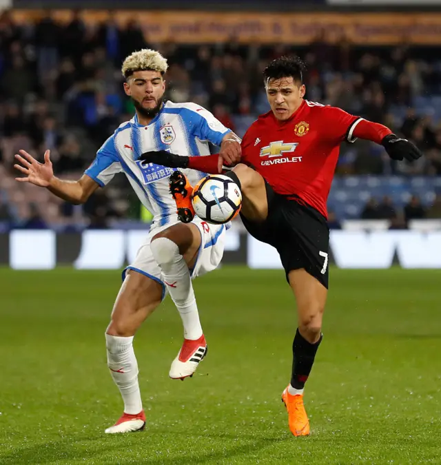 Philip Billing and Alexis Sanchez