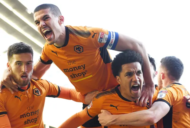 Wolves celebrate