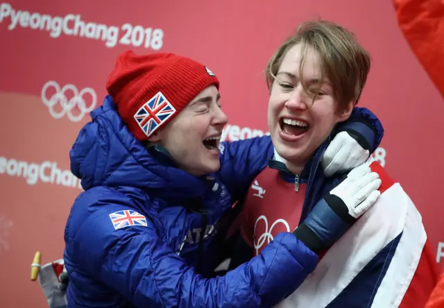 Laura Deas and Lizzy Yarnold