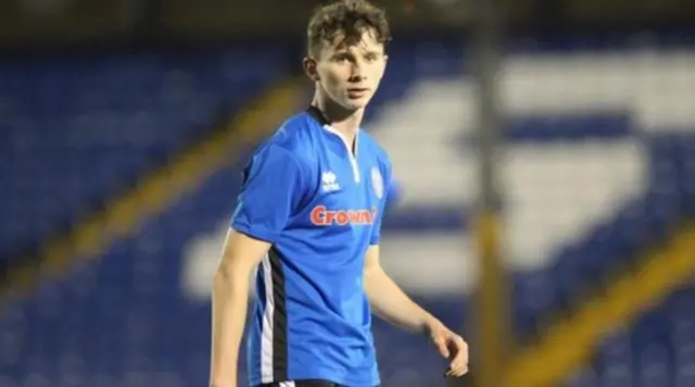 Rochdale midfielder Daniel Adshead