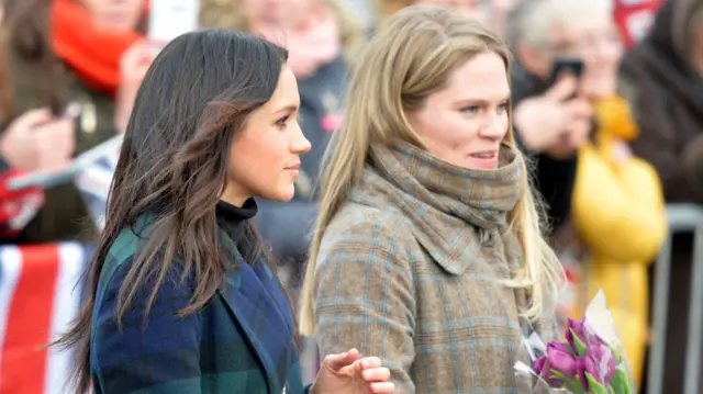 Meghan Markle and Amy Pickerill