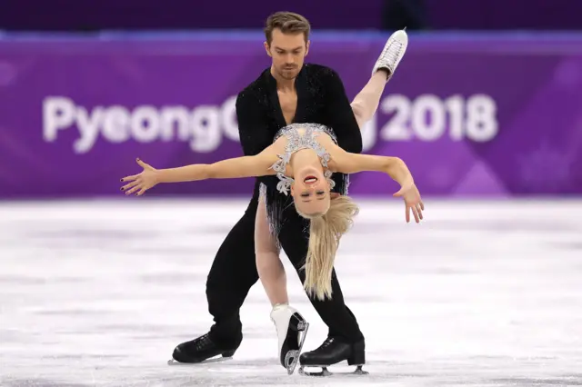 Penny Coomes and Nick Buckland of Great Britain