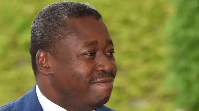 The President of Togo Faure Gnassingbe